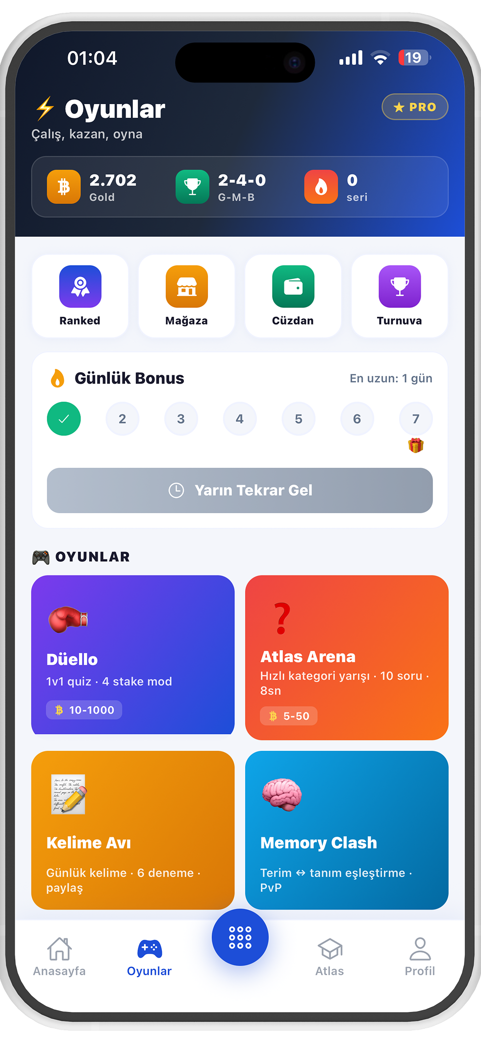 Stuvori hub screen